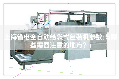 上海省電全自動給袋式包裝機參數(有哪些需要注意的地方？)