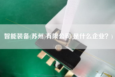智能裝備(蘇州)有限公司(是什么企業？)