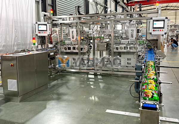 方便面五連包自動化包裝線